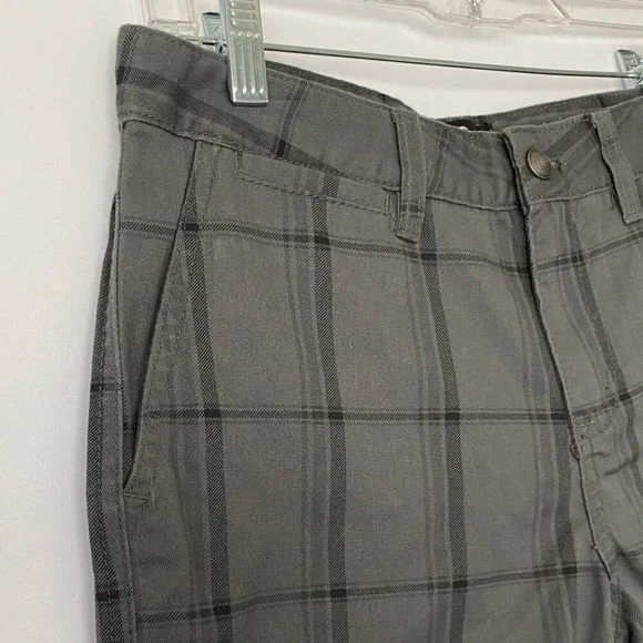 Quiksilver Gray Plaid Hybrid Shorts - Picture 11 of 13